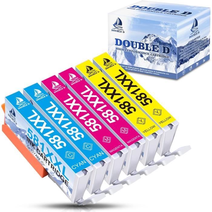LOSMANN 3X Cian Cartuchos De Tinta Compatibles Para Canon CLI-581