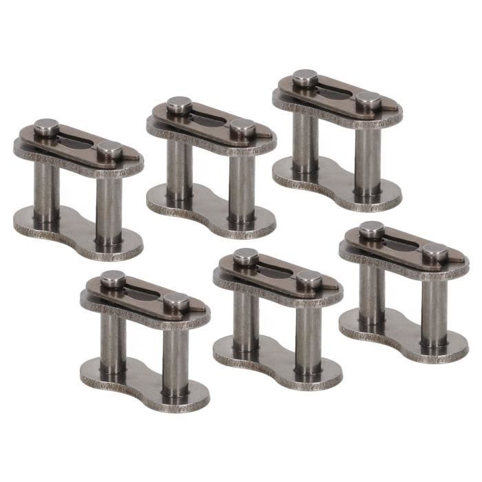 2 Pièces – Maillons De Connexion à Pion Creux C2080HP – Acier Inoxydable Pour Chaîne à Rouleaux