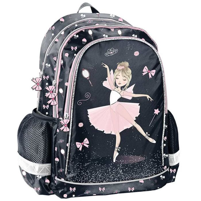 Sac à dos Ballerine Noir 38 CM - 2 Cpt Sac à dos Ballerine Noir 38 CM - 2 Cpt