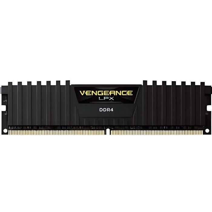 Vente Memoire PC CORSAIR Mémoire PC DDR4 - Vengeance LPX 8 Go (1X8Go) - DDR4 DRAM - 2666MHz - CAS16 (COR0843591069564 ) pas cher Vente Memoire PC CORSAIR Mémoire PC DDR4 - Vengeance LPX 8 Go (1X8Go) - DDR4 DRAM - 2666MHz - CAS16 (COR0843591069564 ) pas cher