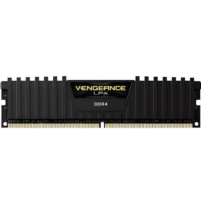 CORSAIR Mémoire PC DDR4 - Vengeance LPX 8Go (1X8Go) - DDR4 DRAM - 2666MHz - CAS16 (CMK8GX4M1A2666C16