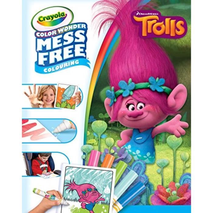 jeu de coloriage crayola amhjc couleur trolls wonder cdiscount jeux jouets pages livre mariage imprimable
