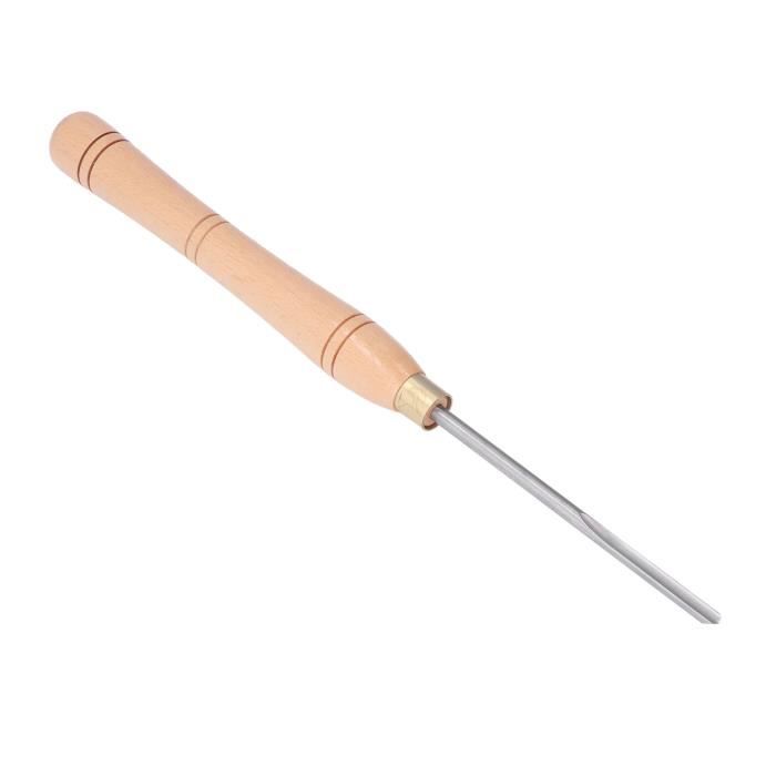 Ciseau à Bois Pour Tour - Lame En Acier, Manche En Bois, 15 Mm, Pour Tournage Sur Bois Professionnel
