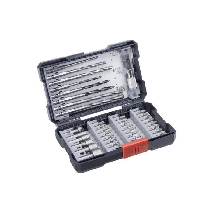 Coffret de foretsembouts pour Perceuse Visseuse sans fil 39 pièces - vue 2