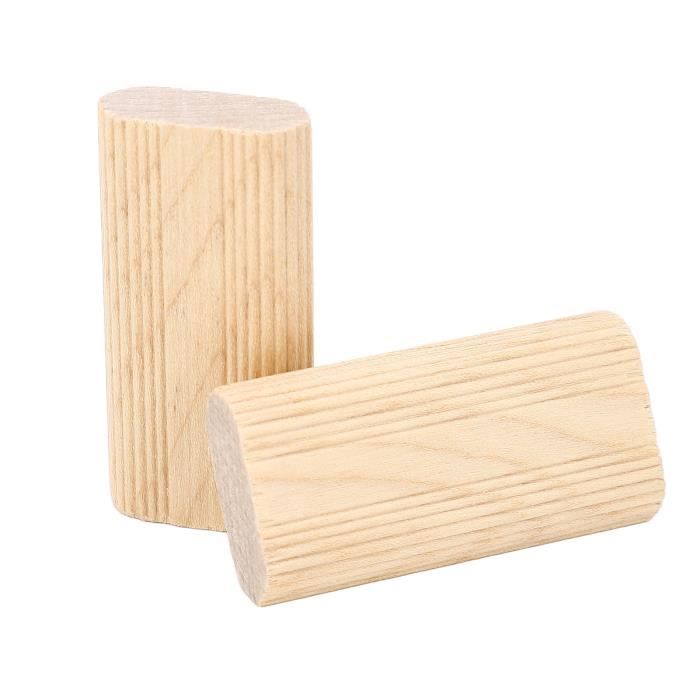 Lot de 10 chevilles en bois dur 1/16 x 30,5 cm