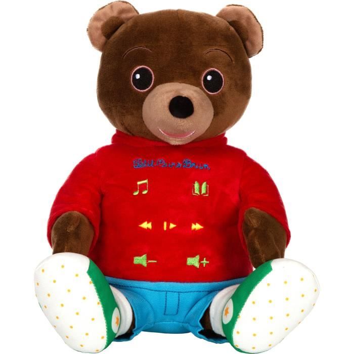 Peluche musicale Petit Ours GIPSY TOYS Conteur dhisoires 28 cm