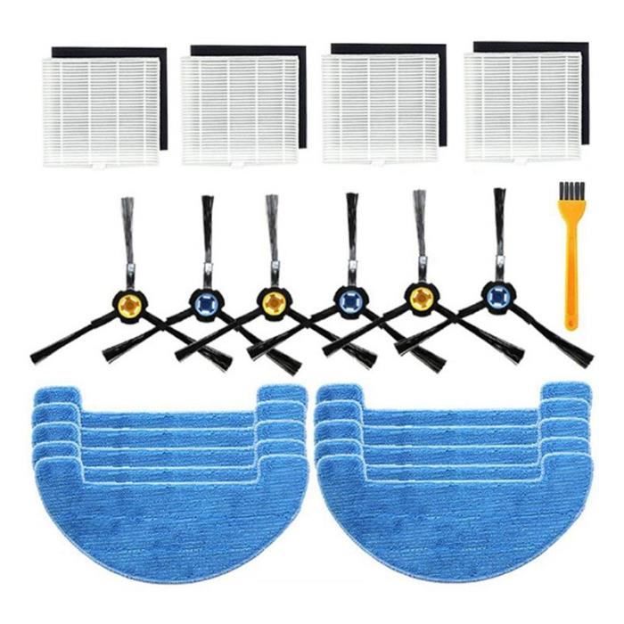 Parti di Ricambio per Aspirapolvere Robot Chuwi ilife V8 V8s X750 X800 X785 V80: Spazzola Principale, Filtro Hepa, Panno per Pulizia, Accessori Sostutivi  6