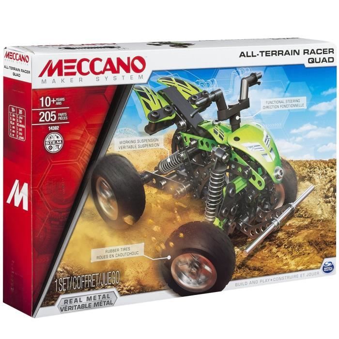 Quad Meccano - MECCANO - 2 modèles à construire - Garçon - A partir de 10  ans - Cdiscount Jeux - Jouets