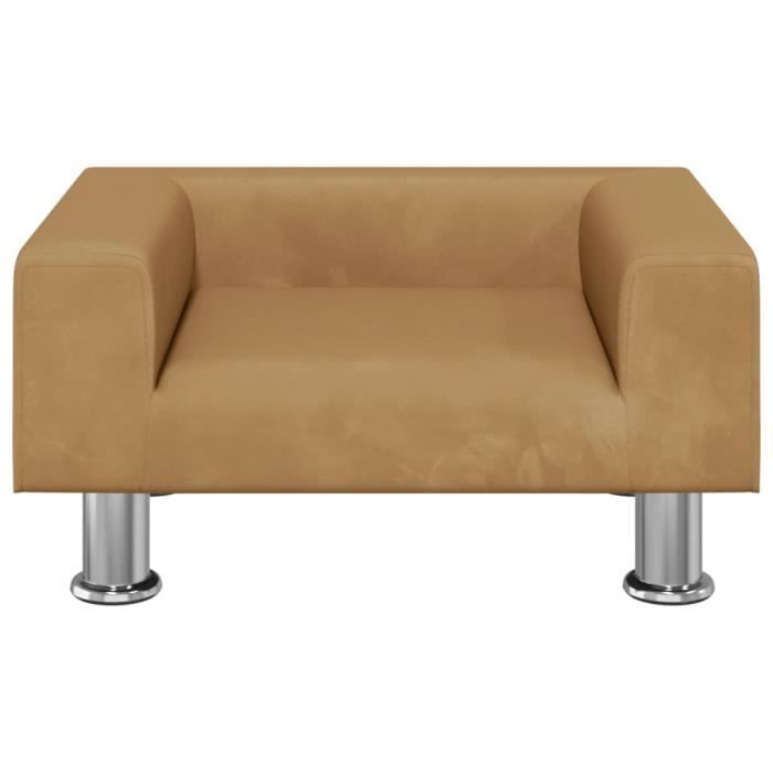 Meilleurs prix pour Lit pour chien - Mothinessto - LY4033 - Velours marron - 50x40x26,5 cm - Pour petits chiens