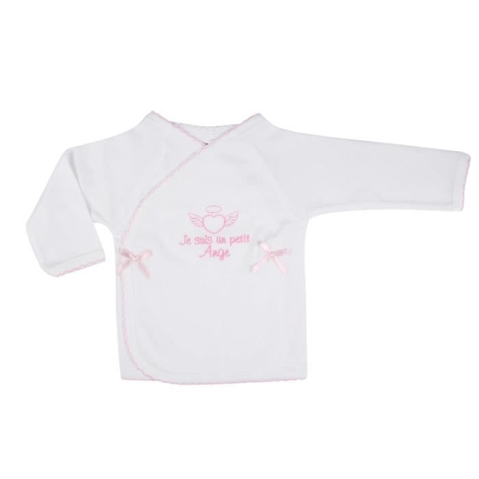 Brassiere Je Suis Un Petit Ange Bebe Fille Rose Rose Cdiscount Pret A Porter