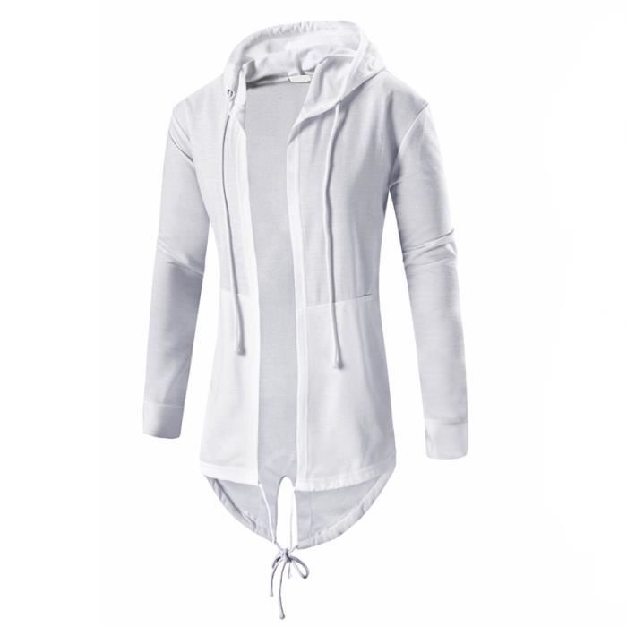 Sweatshirt a capuche homme long style oversize street wear