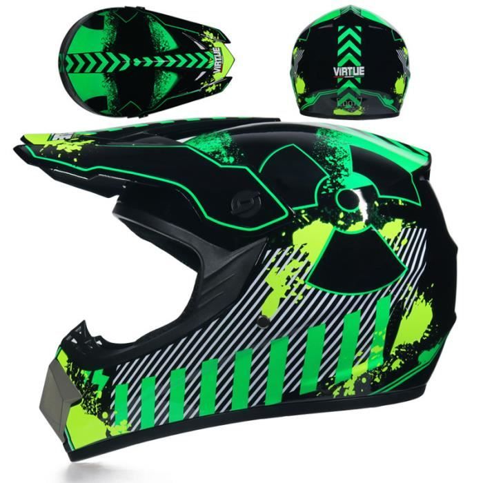 RUMOCOVO® Casques De Moto Visage Complet Pour Motocross, ATV, Dirt Bike, Moteur Pour Enfants