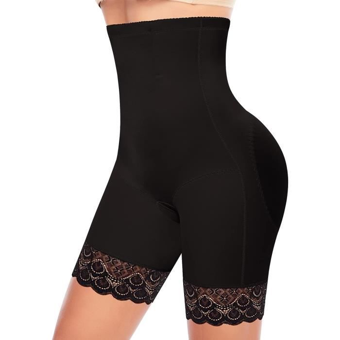 Culotte Gainante Taille Haute En Dentelle – Ventre Plat, Effet Lifting Fesses, Invisible Sous Les Vêtements