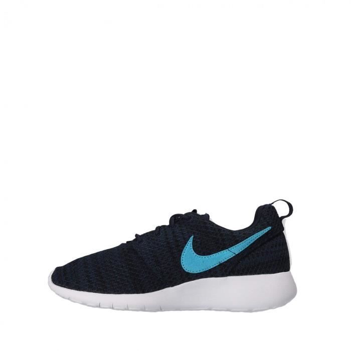 Basket Junior Nike Roshe Run GS 599728 424 Bleu Enfant Lacets Polyester Bleu Cdiscount Chaussures