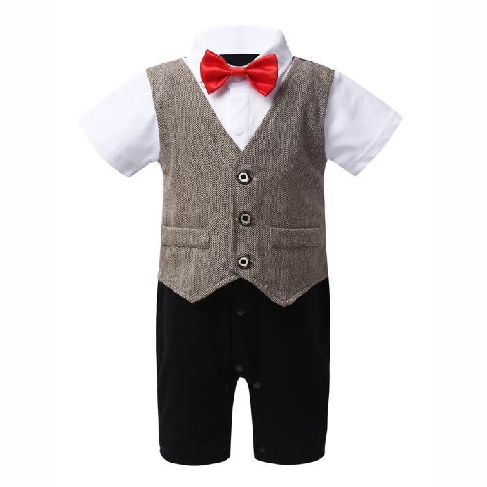 Barboteuse Bebe Garcon Ete Gentleman Combinaison Coton A Manches Courtes Romper Pyjama Avec Nœud Papillon 6 24 Mois Cafe Cdiscount Pret A Porter Barboteuse Bebe Garcon Ete Gentleman Combinaison Coton A Manches Courtes Romper Pyjama Avec Nœud Papillon 6 24 Mois Cafe Cdiscount Pret A Porter