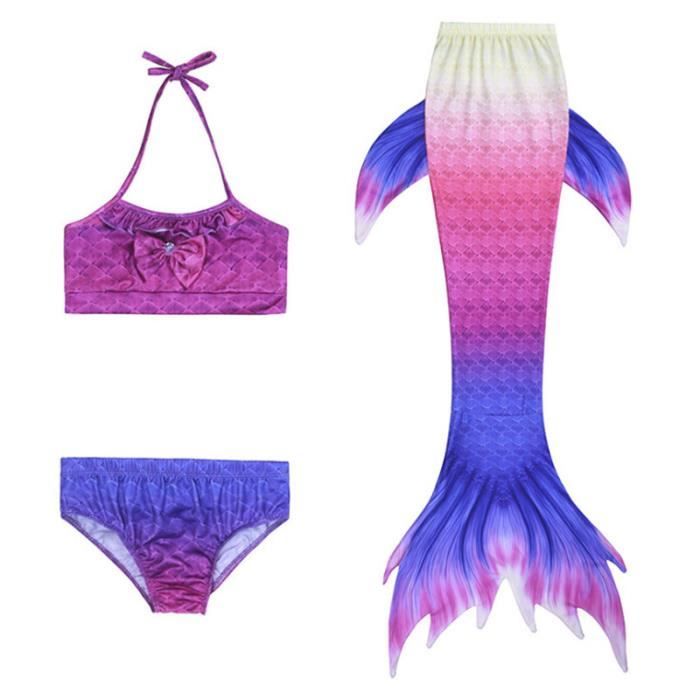 Maillot De Bain Sirene Fille Maillot De Bain Sirène Fille Harry Bear - Volants, Bleu | Maillot Bain Bleu Rose