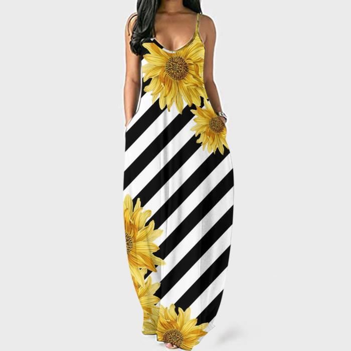 robe maxi jaune