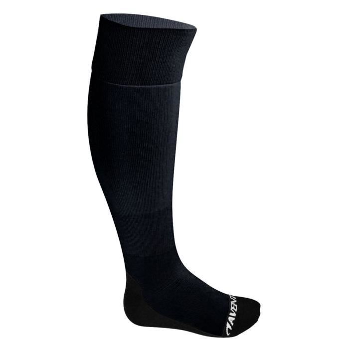 Chaussettes de football - Avento - Noir - Taille 41-44 - Unisexe - Élastiques