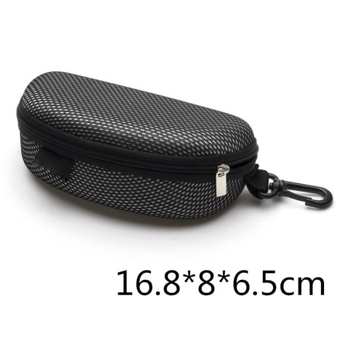 Étui à Lunettes Rigide PACKOVE – Pour Lunettes De Vélo, Ski – Protection Anti-choc, étanche, Avec Crochet