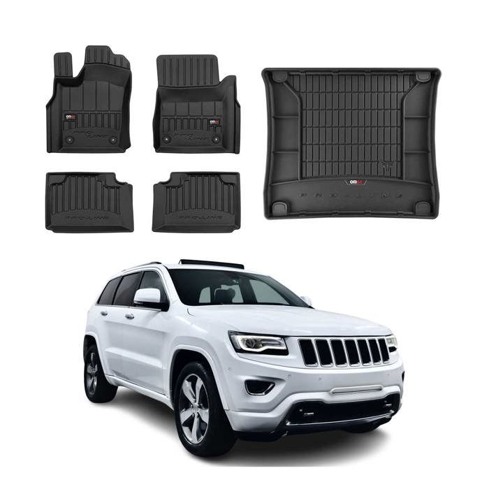 Tapis De Coffre Premium Anthracite Pour Jeep Grand Cherokee WJ (1998-2005) - Marque Carmel