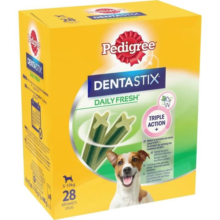 PEDIGREE Dentastix Fresh - Bâtonnets à mâcher - Pour petit chien x28