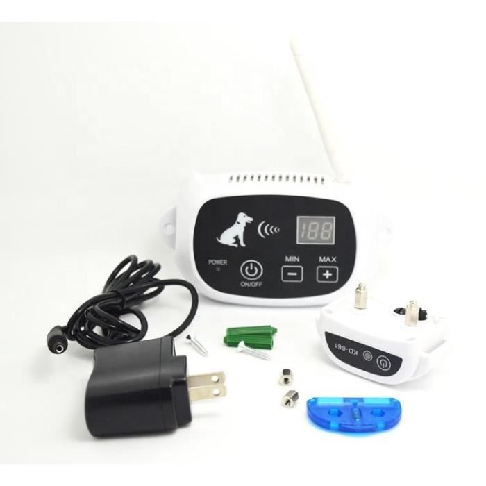 Comparer les prix de Cloture Anti-fugue 1 Chiens sans fil Rechargeable No-fil Etanche Systeme Emetteur + REcepteur  a8
