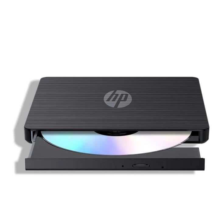 Lecteur optique externe USB 3.0 DVD RW CD,graveur de disques optiques CD-DVD pour ordinateur portable HP,type- Black[B4478]