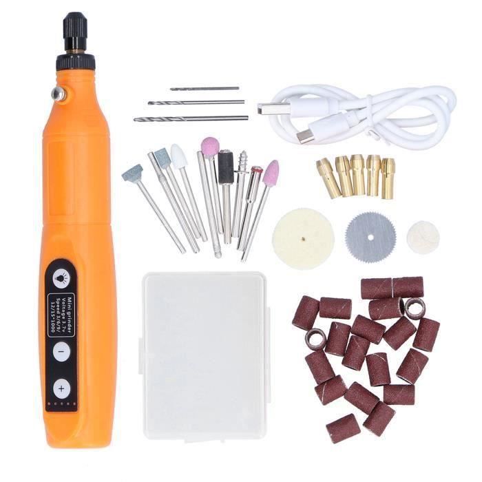 Kit Outils Rotatifs Sans Fil Resiners 54 Pièces - Perçage Polissage Résine Bijoux 5 Vitesses