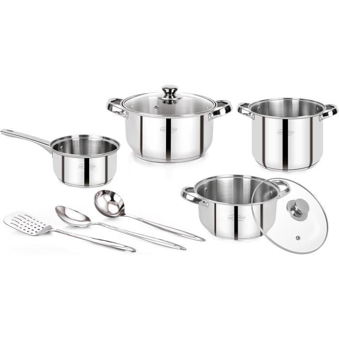 Tescoma 428230 Ustensiles De Cuisine, Acier Inoxydable, Gris