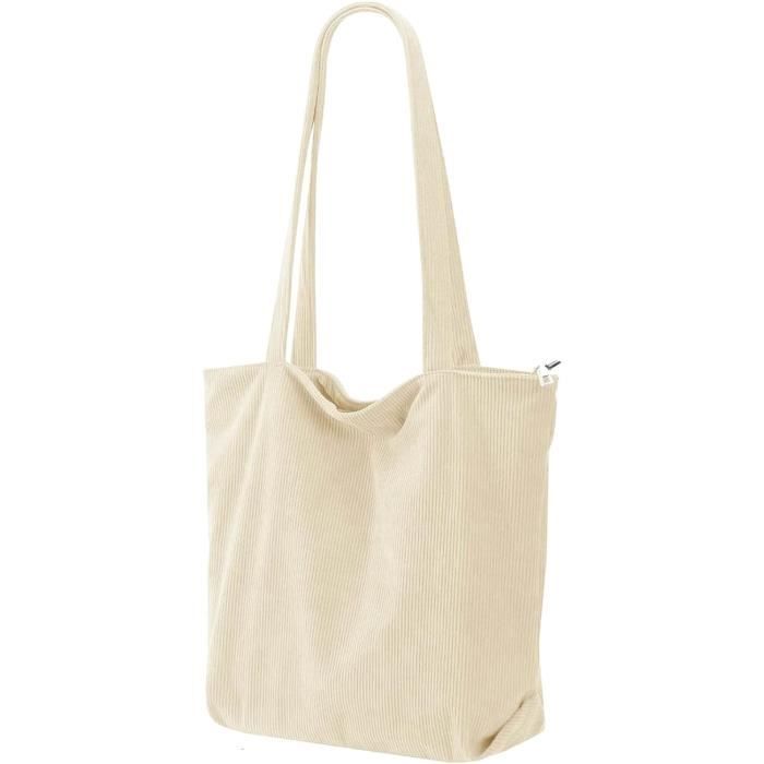 Grand Sac Week-end Victoria's Secret En Toile Crème Rayée Rose - Neuf