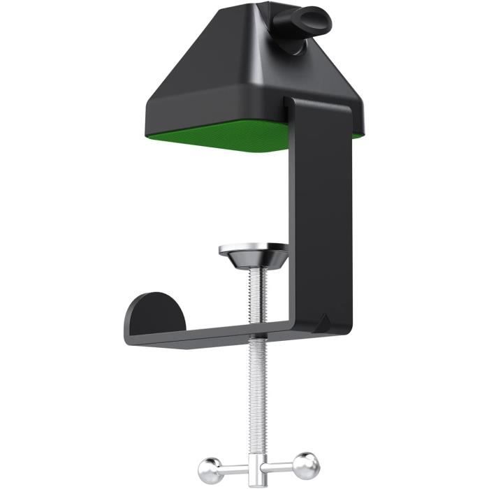 Fixation Bureau Micro Pince De Table Métal Pour Microphone - Support Réglable Avec Vis De Fixation Robuste Fixation Micro Réglable