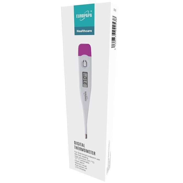 Thermomètre électronique Pour Bébé Enfant Adulte - CONNECT-ME