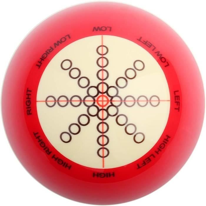 PolyMath Balle D'Entraînement Billard Standard 57,2 Mm – Qualité Pro Pour Perfectionner Votre Jeu