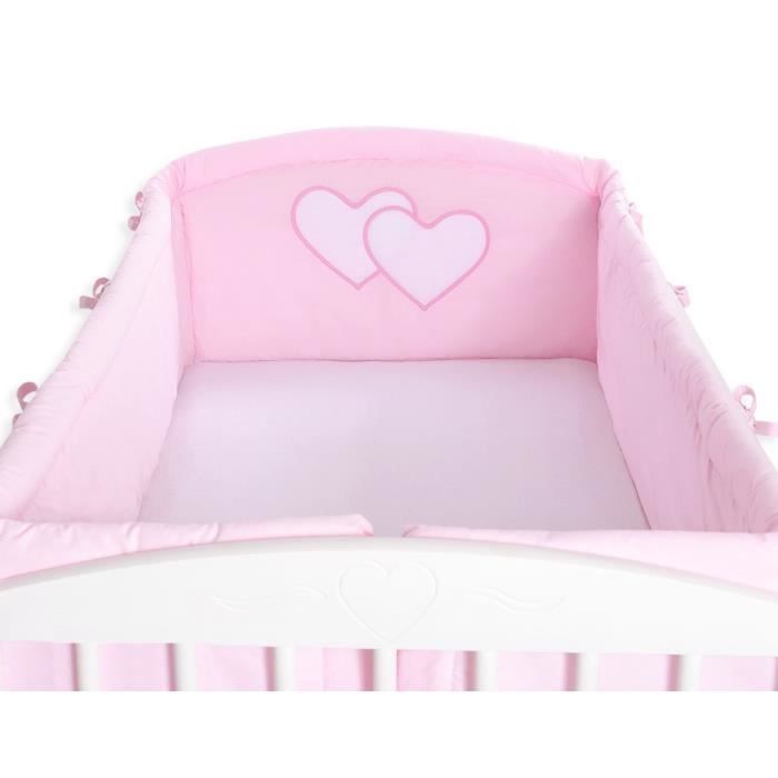 Tour De Lit Bebe Complet 1 60 Ou 140 70 Rose A C Cdiscount Puericulture Eveil Bebe Tour De Lit Bebe Complet 1 60 Ou 140 70 Rose A C Cdiscount Puericulture Eveil Bebe