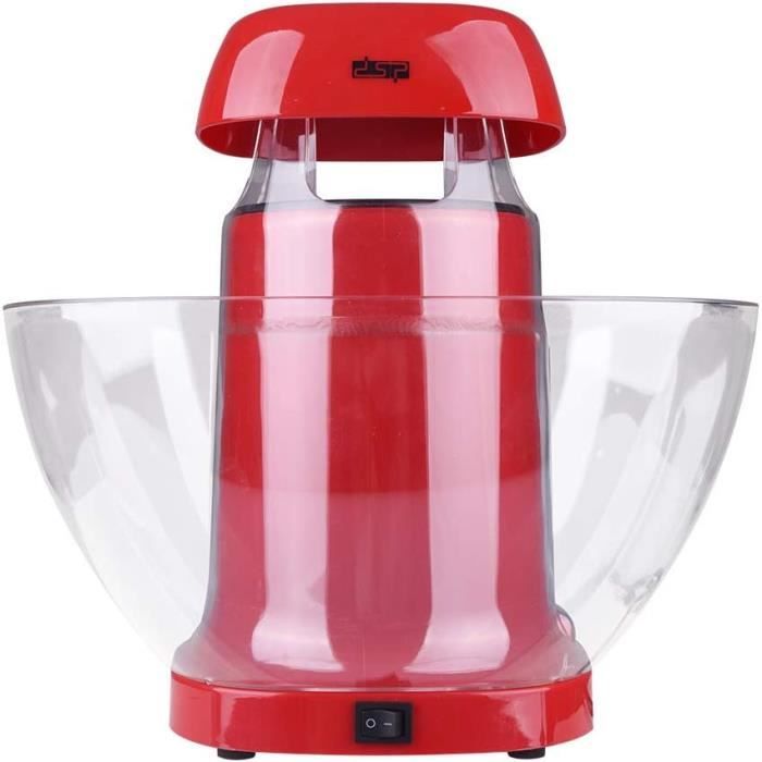 Machine à Pop Corn FOHERE 3,5L - Popcorn Maker Électrique Avec Sucre Et Huile, Bol 2en1 Antiadhésif