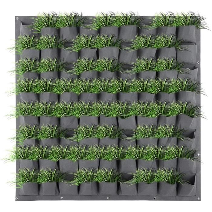 POT DE FLEUR,Green(10 holes) 1PC--Sacs de culture de plantes, Pot de plantation mural, 4 6 8 10