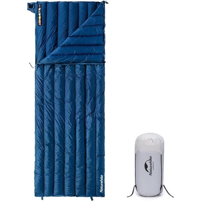 Sac De Couchage Mummy Outtec Trois Saisons - Ultra Léger 1,35 Kg - Température Confort 10°C - Pour Randonnée, Camping, Trekking