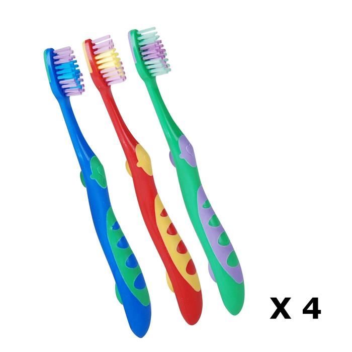 Lot De 12 Brosses A Dents Pour Enfant Poils Souples Cdiscount Au Quotidien