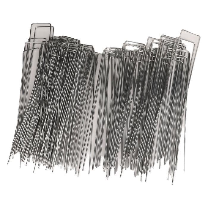 Terrapin Lot de 100 piquets de Terre pour Fixation de Toile Anti Terrapin Lot de 100 piquets de Terre pour Fixation de Toile Anti