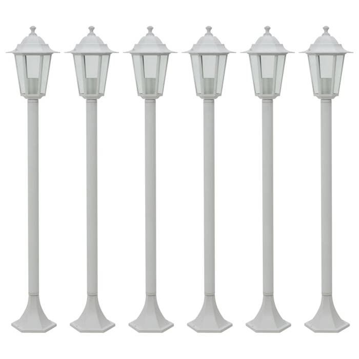 vidaXL Lampes de Jardin Aluminium 2 pcs