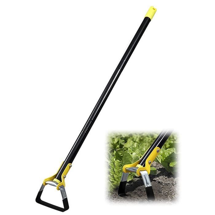 Houe Double De Jardin - Outil De Jardin Robuste - Houe Et Râteau 2 En 1 Parfait Pour Le Desherbage Et Le Travail Du Sol 88678126