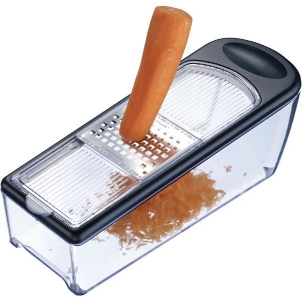 Westmark Râpe à Légumes Grossière Acier Inoxydable - Râpe Fromage Chocolat Épices 24,3 Cm