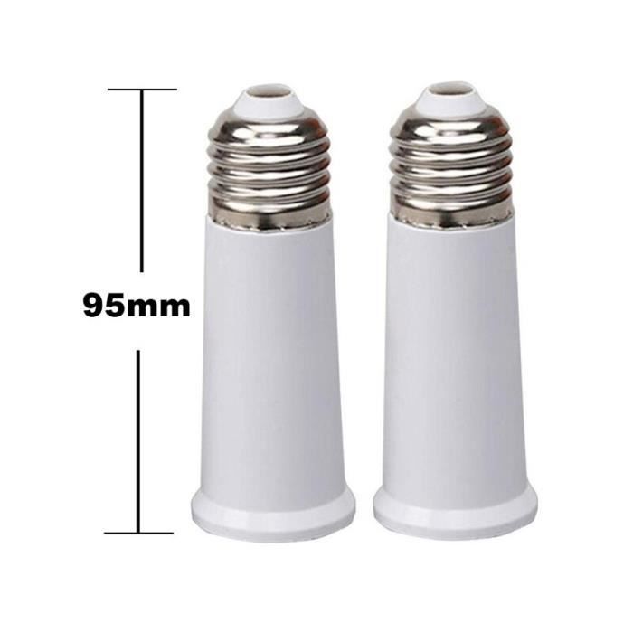 10 Pcs Douille Ampoule Plafond E27 à Visser - Support Lampe Encastrable Pour Chantier