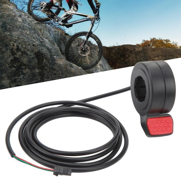 Accélérateur Rotatif à LED 36V Pour Vélo électrique, Commande Au Pouce, Neuf