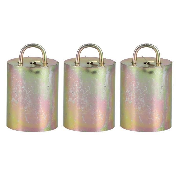 Srvauyea Lot De 2 Cloches Anti-ours, Petite Cloche à Suspendre, Mini Cloche D'escalade De Montagne, Mini Cloches De Vache, En Métal, Pour La Randonnée En Plein Air, Pendentif Sac à Dos, Collier