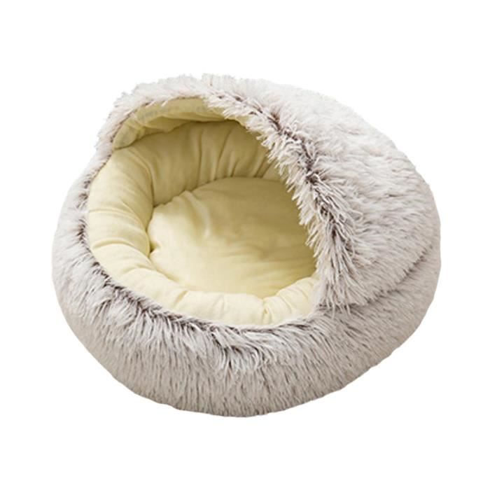 Panier Orthopédique Pour Chien Elropet - Taille XS à XL, Doudou Cordon Beige, Housse Amovible Lavable