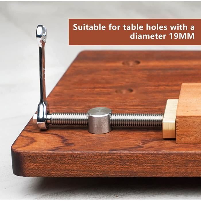 Serre joints,Pince étau de Table 2 en 1 360, support de broyeur de Table,  perceuse Dremel pour outil rotatif - 1[D70963180] - Cdiscount Bricolage