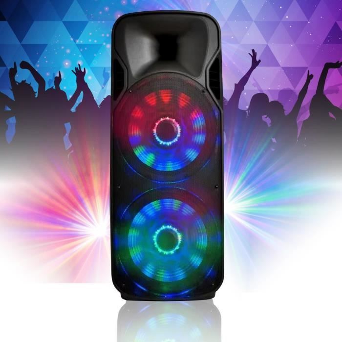 Karaoke Complet Bluetooth 20W Enceinte Karaoké Adulte Portable avec 2  Microphones sans Fil pour fête à la Maison, réunion, Mariage, église,  Pique-Nique, extérieur/intérieur : : Instruments de musique et Sono