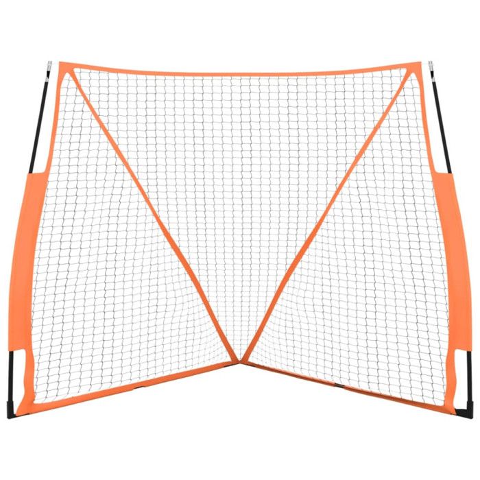 Filet de baseball portable orange et noir 183x182x183 cm - Cdiscount Sport