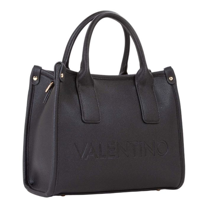 Sac à épaule Valentino Shine Re Shopping Bag - Noir (Nero) - 100% PU - Neuf Avec étiquettes
